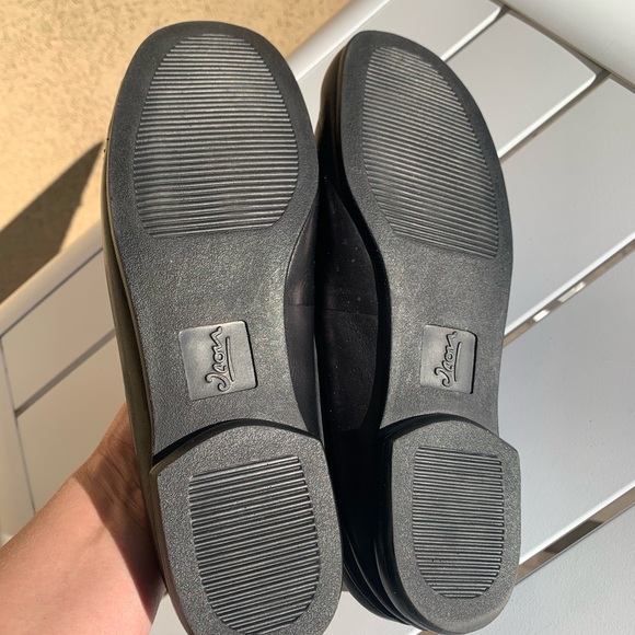 Jeon black grey leather mules girl in the rain size 6M - Picture 13 of 15